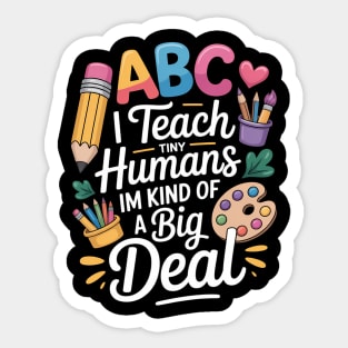 Teacher Appreciation Back To School Cute Sticker